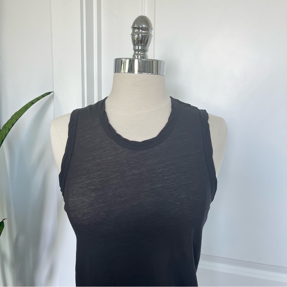 NWT James Perse Charcoal Cotton Tank - Picture 5 of 10